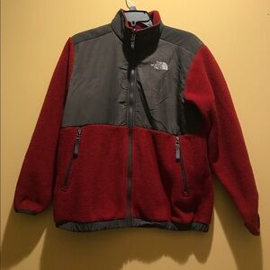 The North Face Red and Gray Kids Jacket
